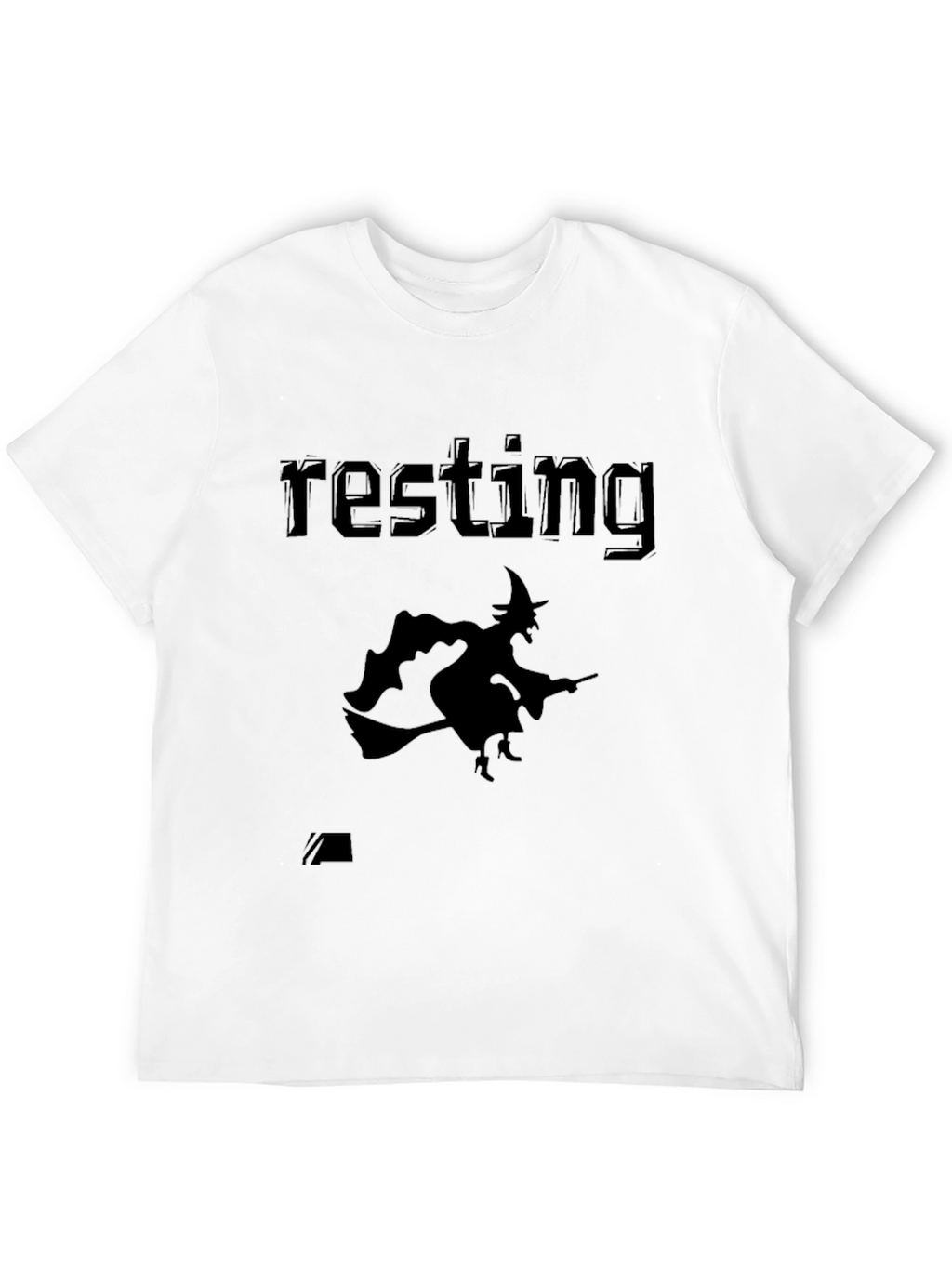 Resting Witch Face Halloween Graphic T-Shirt