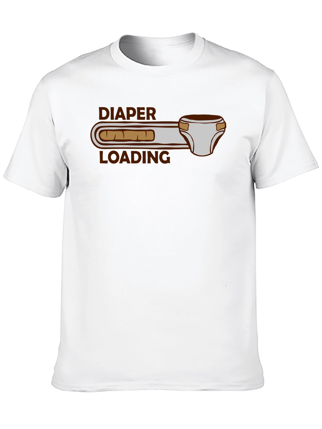 Diaper Loading Funny Graphic Tee Shirt
