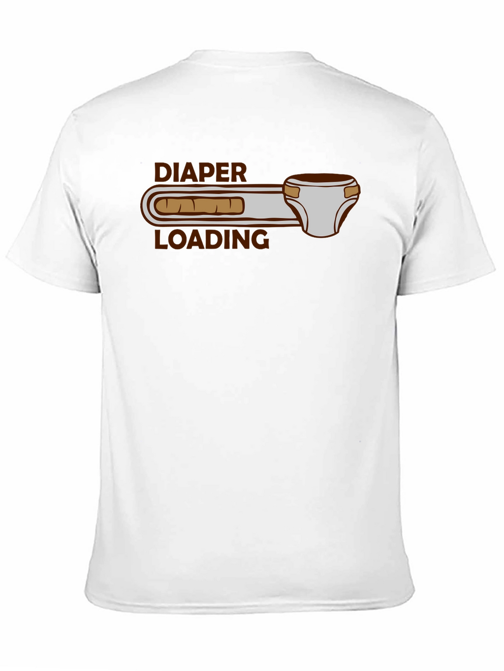 Diaper Loading Funny Graphic Tee Shirt