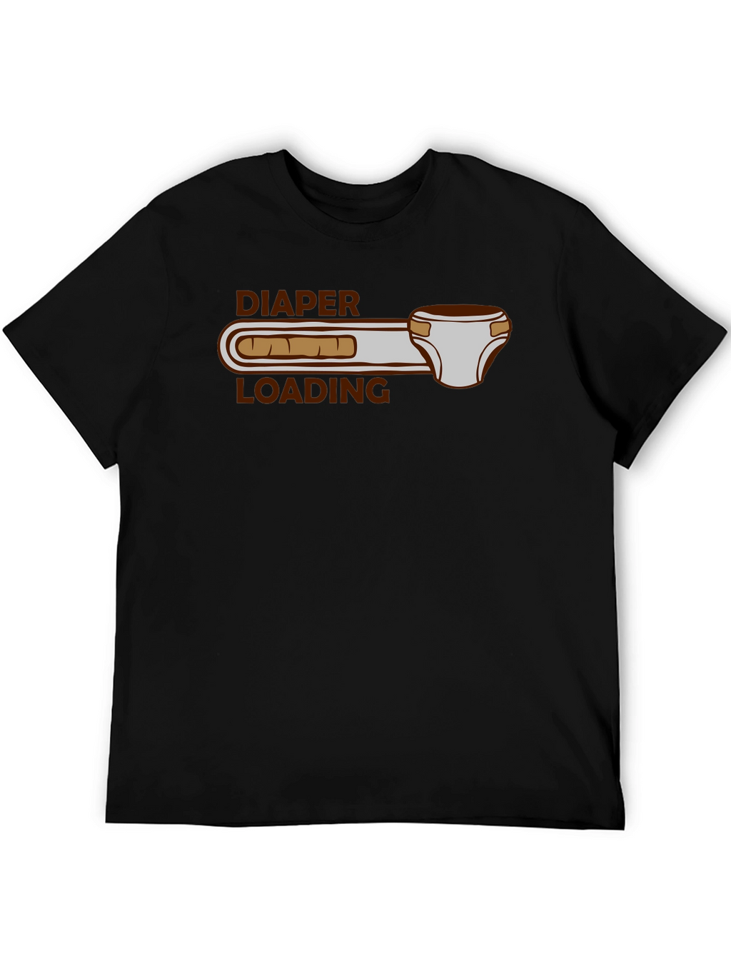 Diaper Loading Funny Graphic Tee Shirt