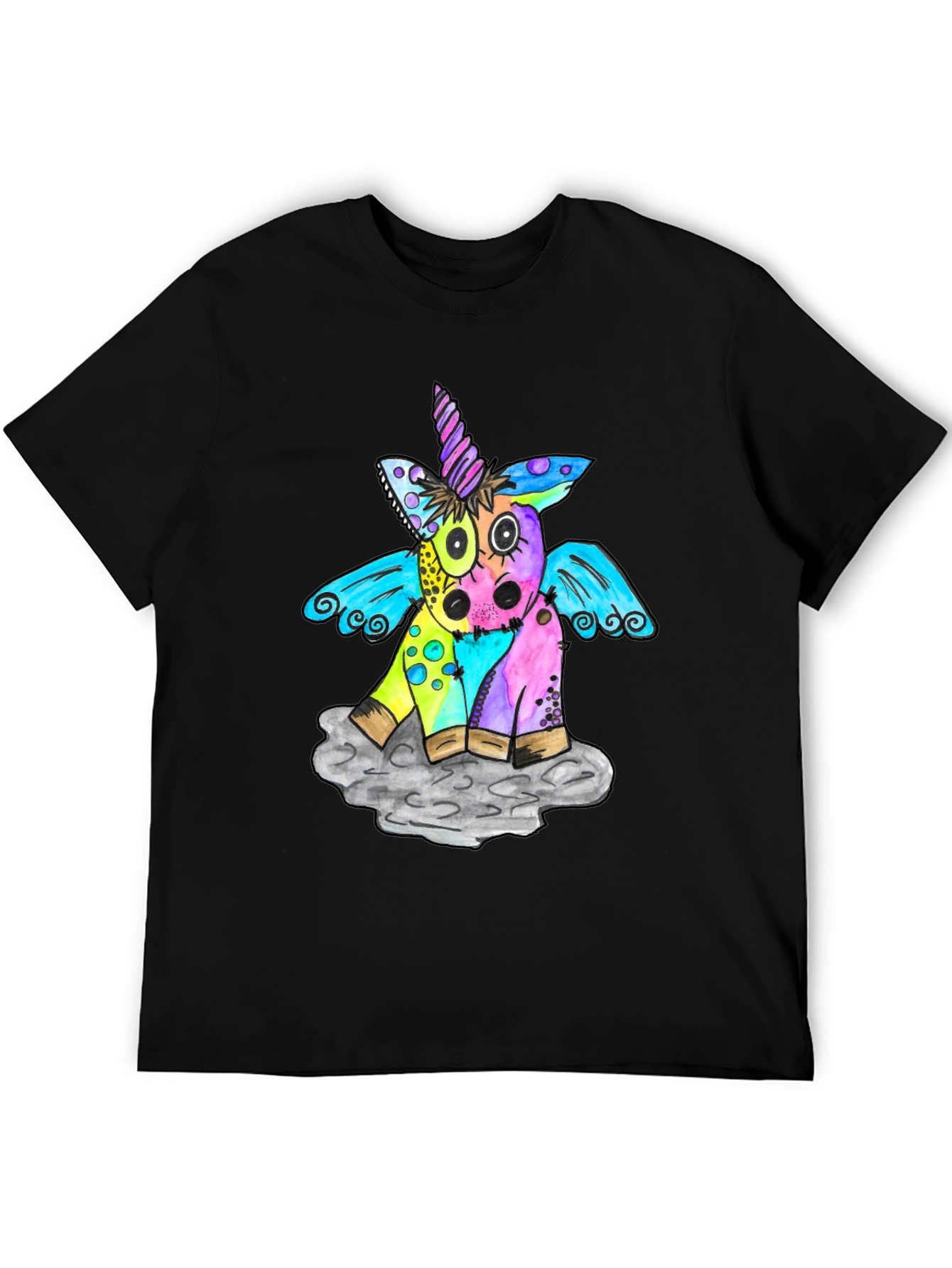 Unicorn Graphic Print T-Shirt