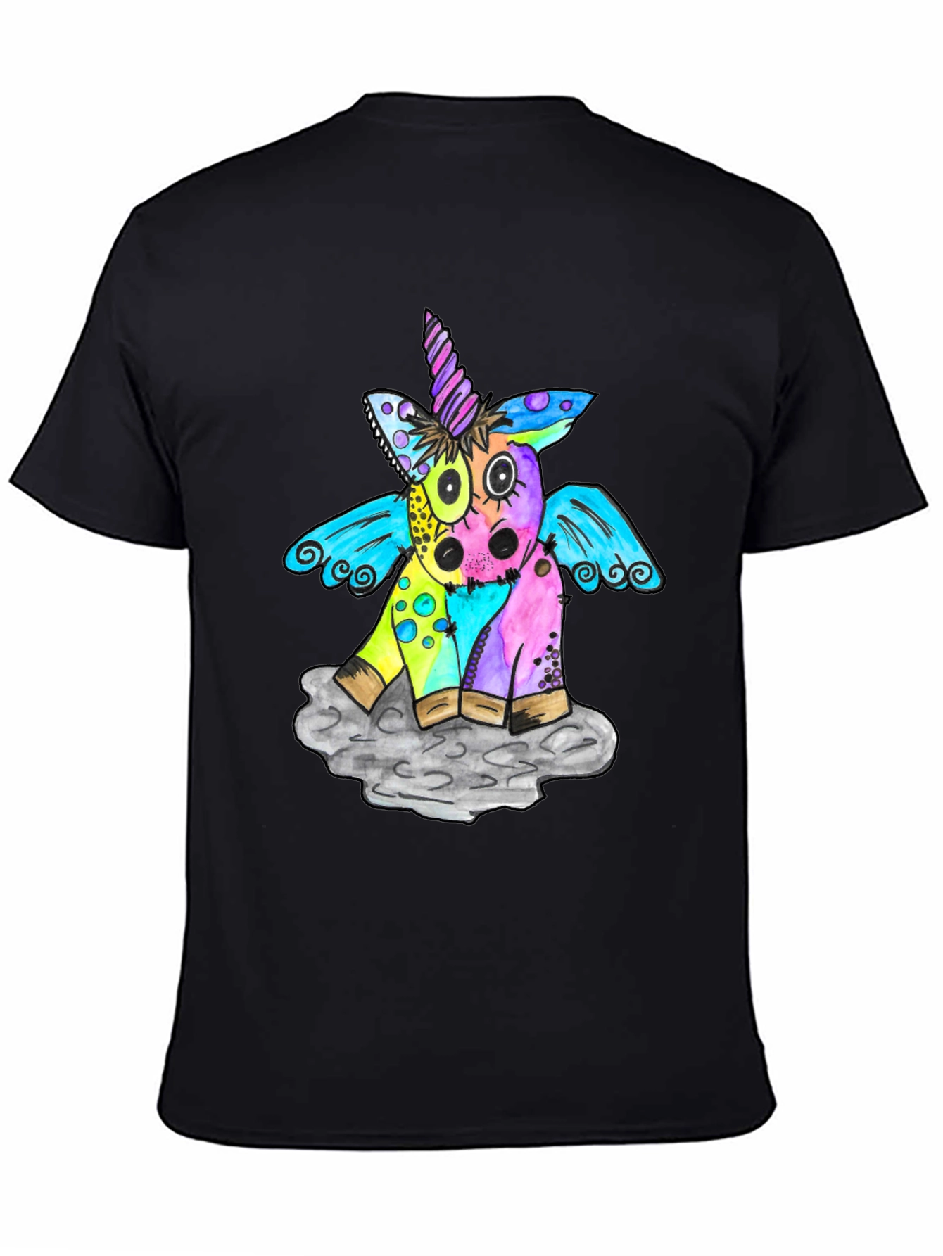 Unicorn Graphic Print T-Shirt