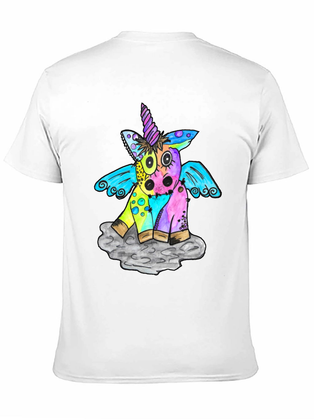 Unicorn Graphic Print T-Shirt
