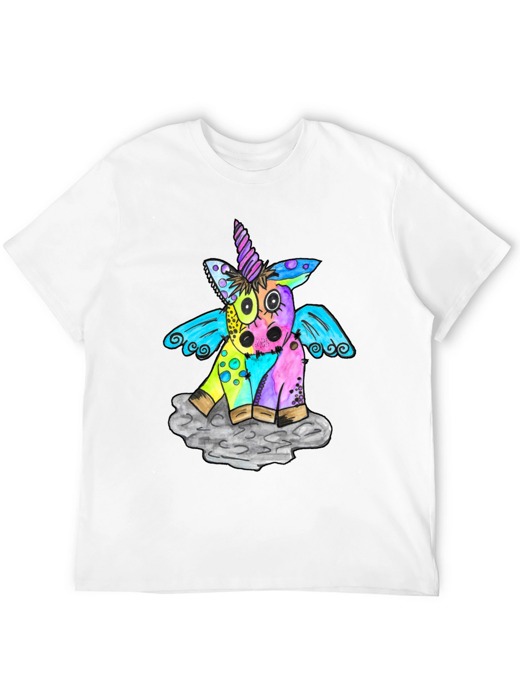 Unicorn Graphic Print T-Shirt