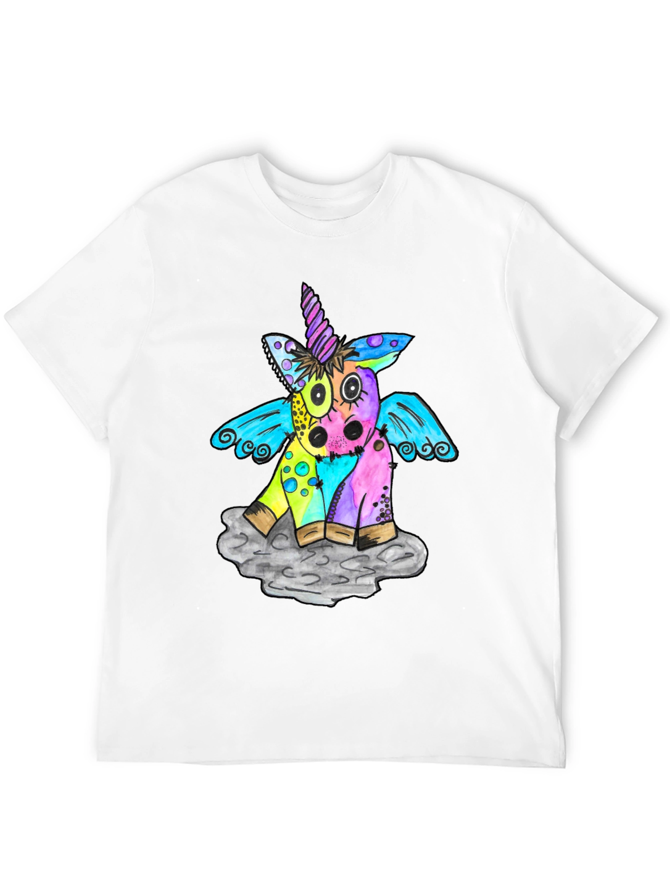 Unicorn Graphic Print T-Shirt