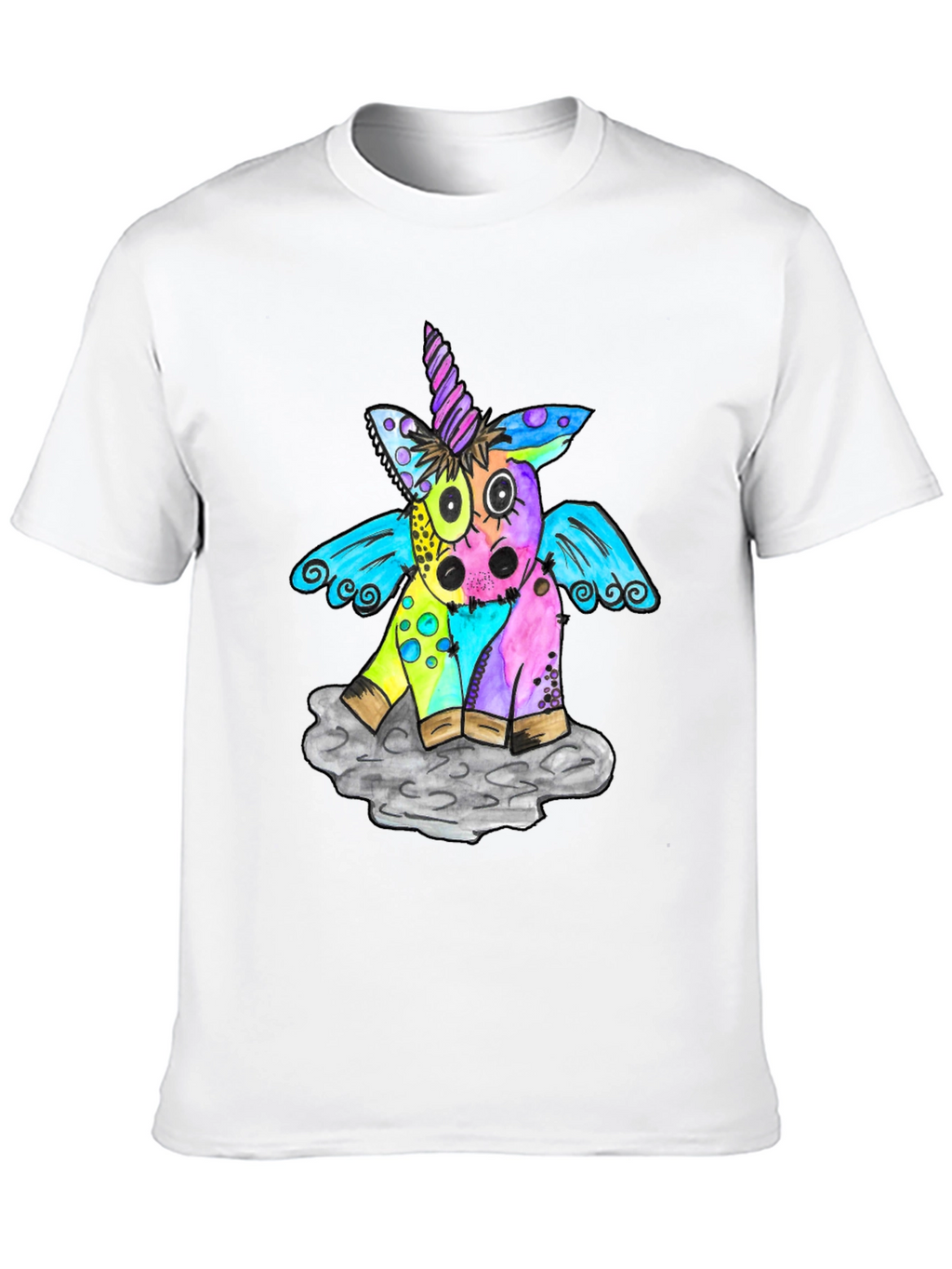 Unicorn Graphic Print T-Shirt