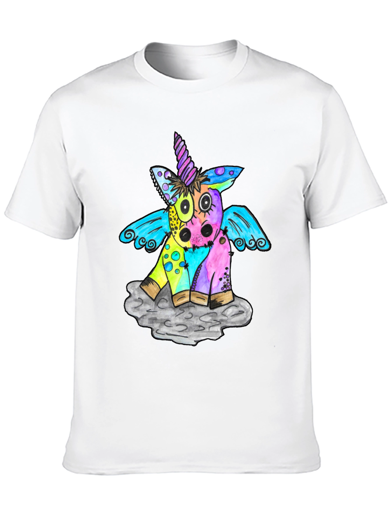 Unicorn Graphic Print T-Shirt
