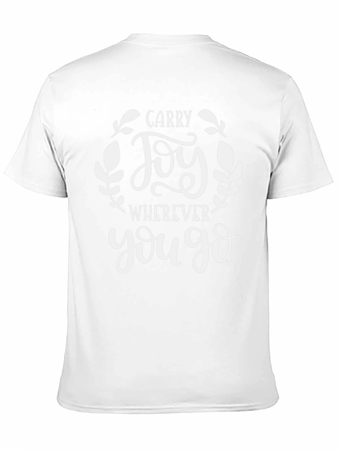 Carry Joy Wherever You Go Black Graphic Tee