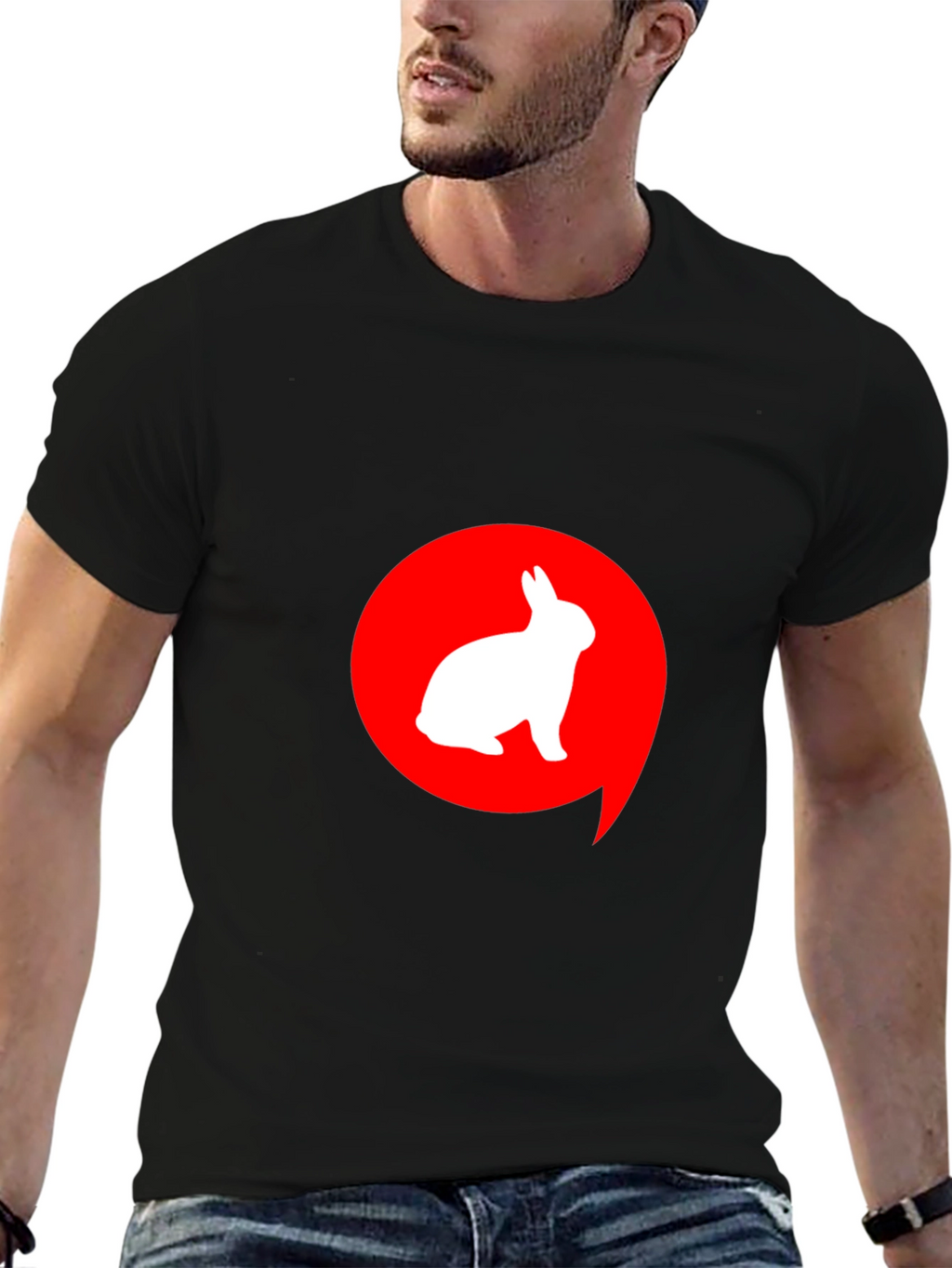 Black Rabbit Graphic Tee
