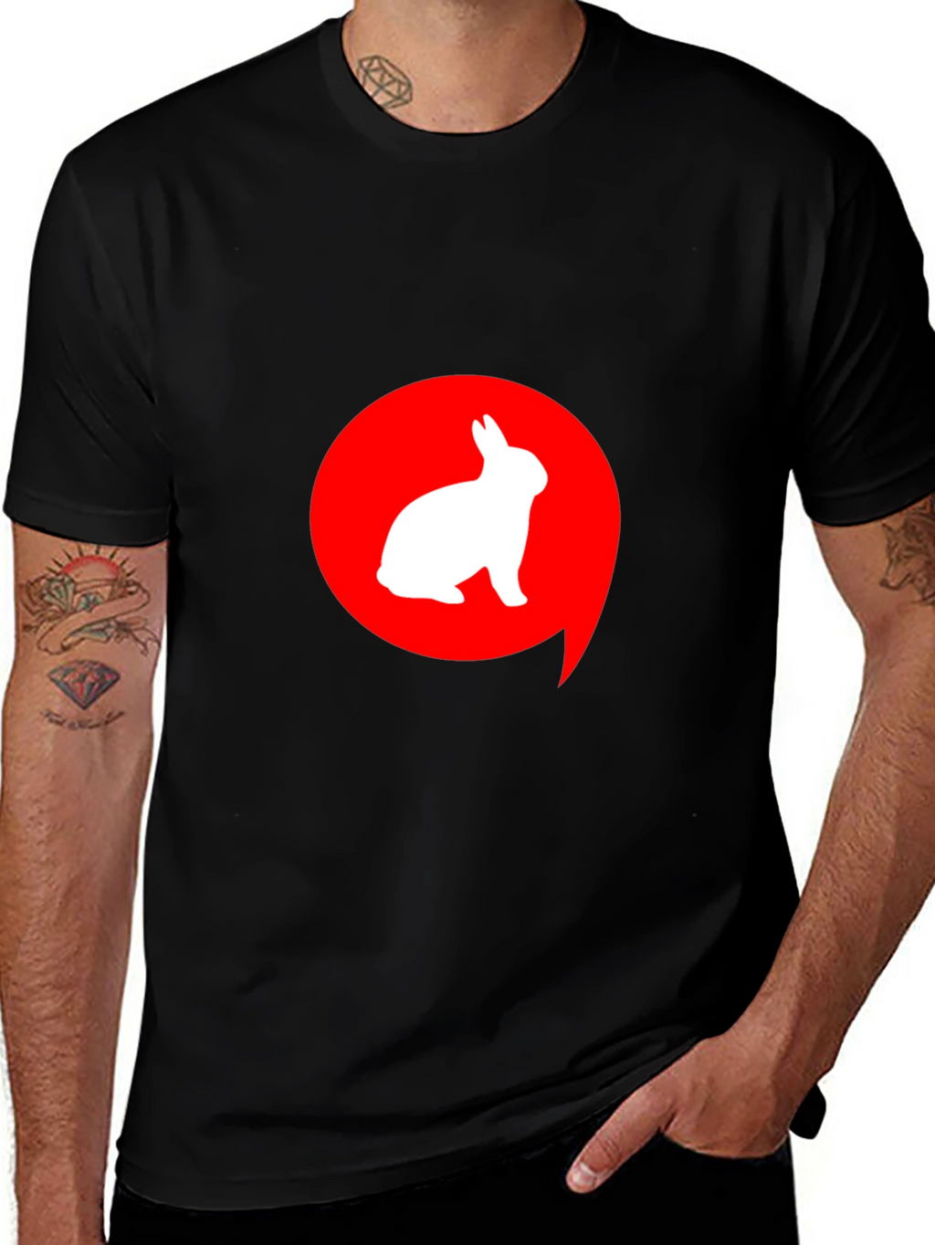 Black Rabbit Graphic Tee