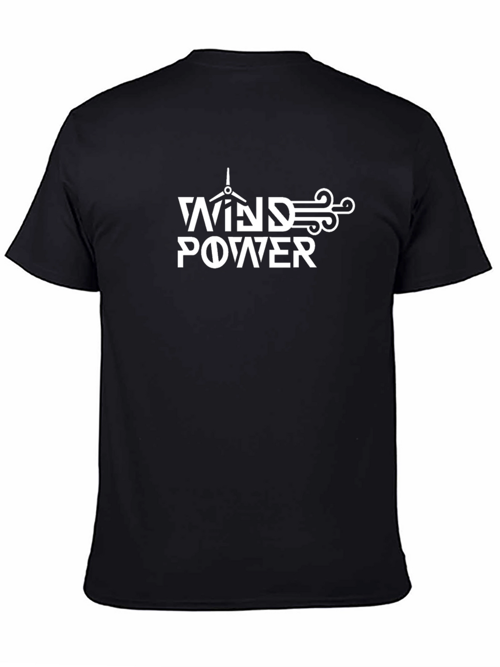 Wind Power Graphic T-Shirt - Eco-Friendly Design