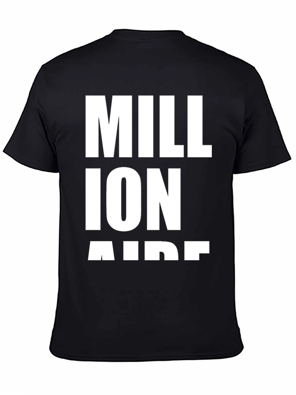 Millionaire Aide T-Shirt - Black Cotton Tee