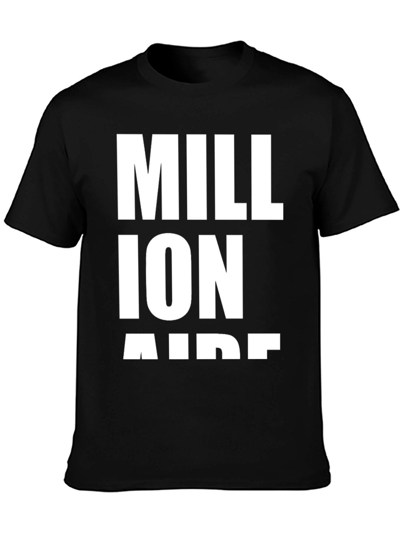 Millionaire Aide T-Shirt - Black Cotton Tee