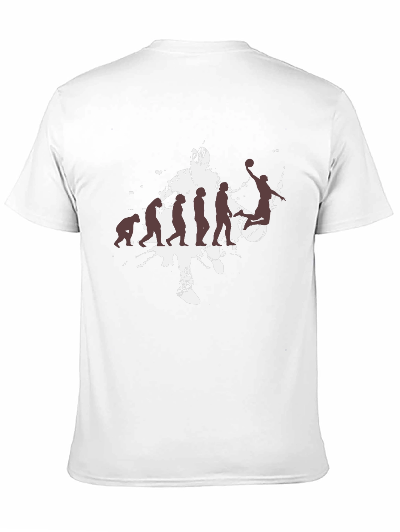 Basketball Evolution Mens Black T-Shirt