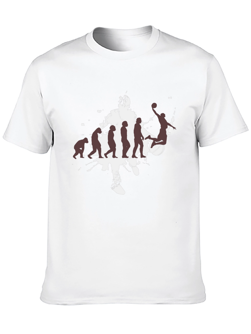 Basketball Evolution Mens Black T-Shirt