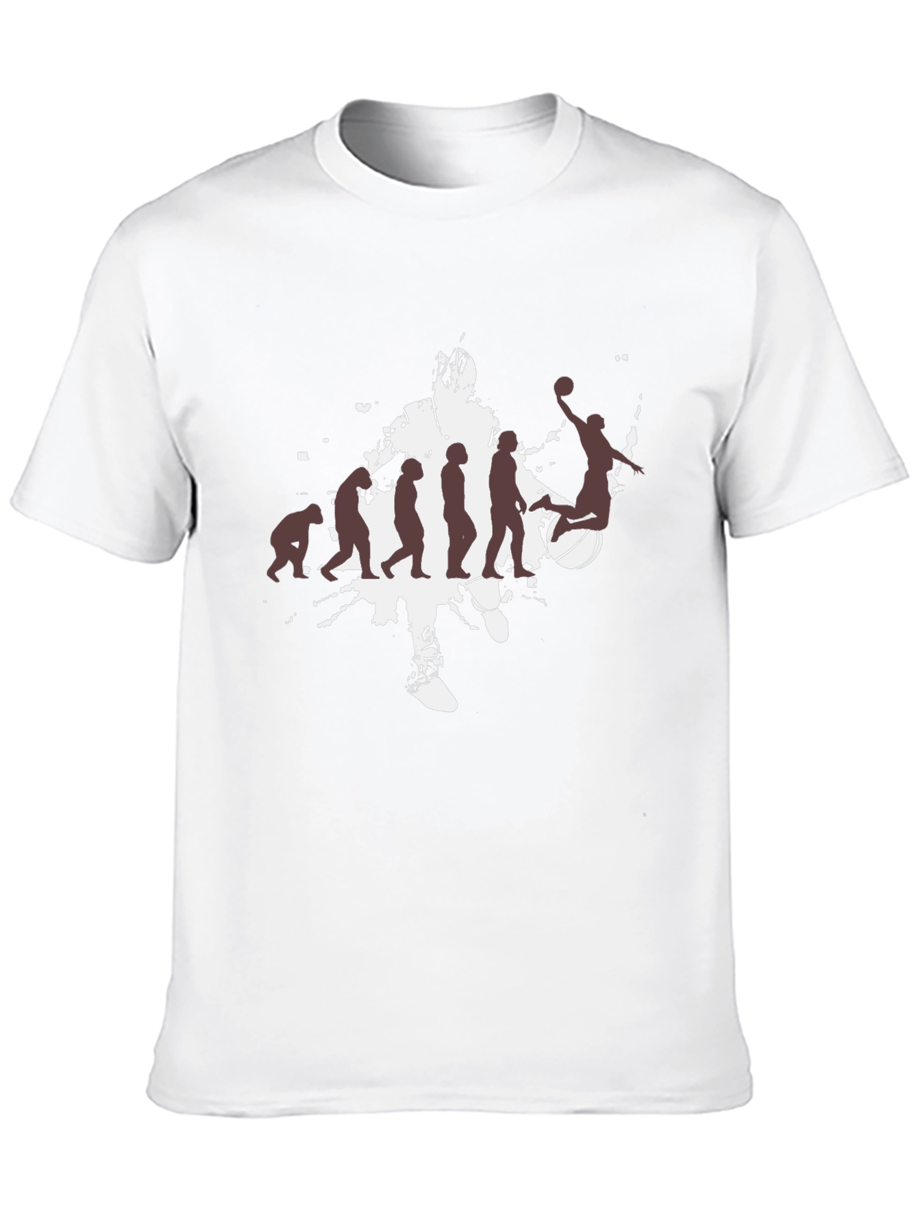 Basketball Evolution Mens Black T-Shirt