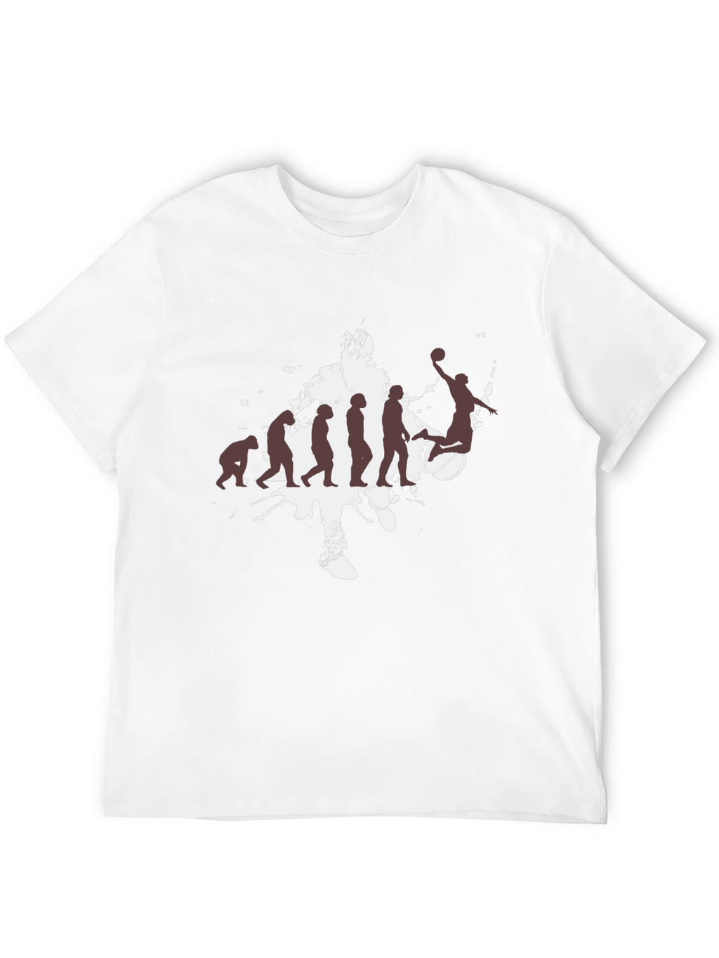 Basketball Evolution Mens Black T-Shirt