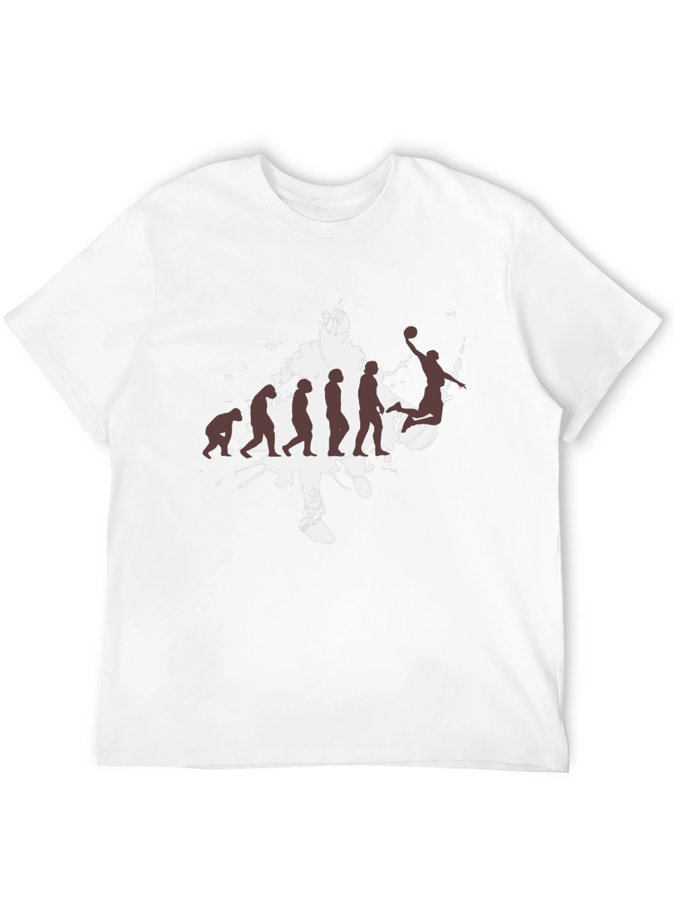 Basketball Evolution Mens Black T-Shirt
