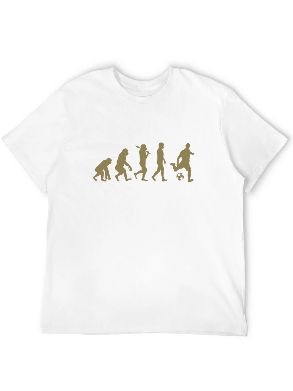 Evolution of Soccer Black Graphic Tee