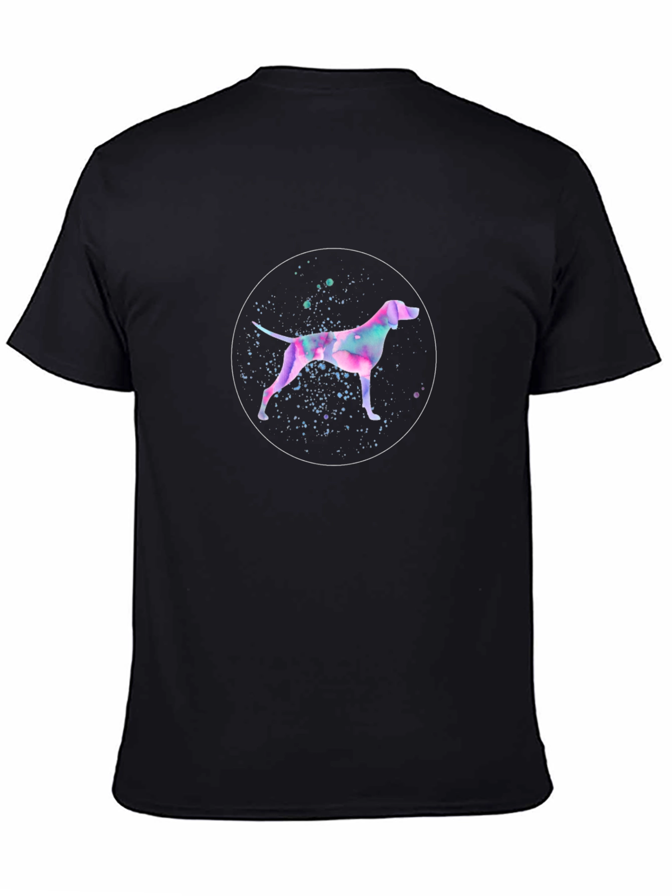 Watercolor Dog Graphic T-Shirt