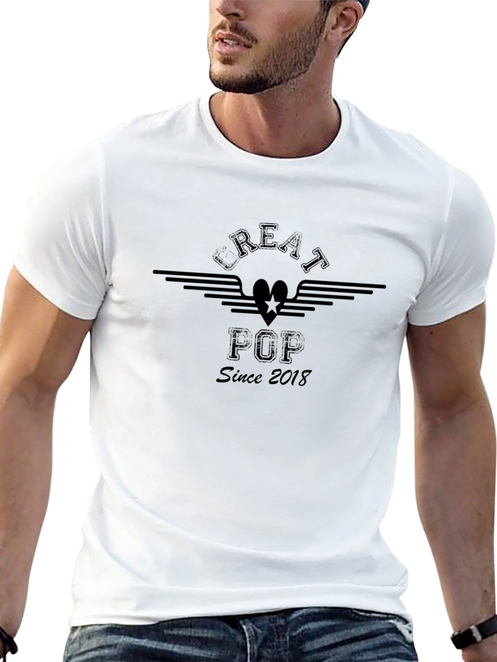 Great Pop Black T-Shirt - Since 2018