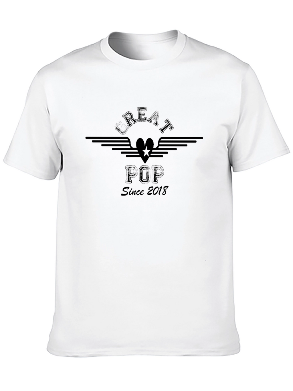 Great Pop Black T-Shirt - Since 2018