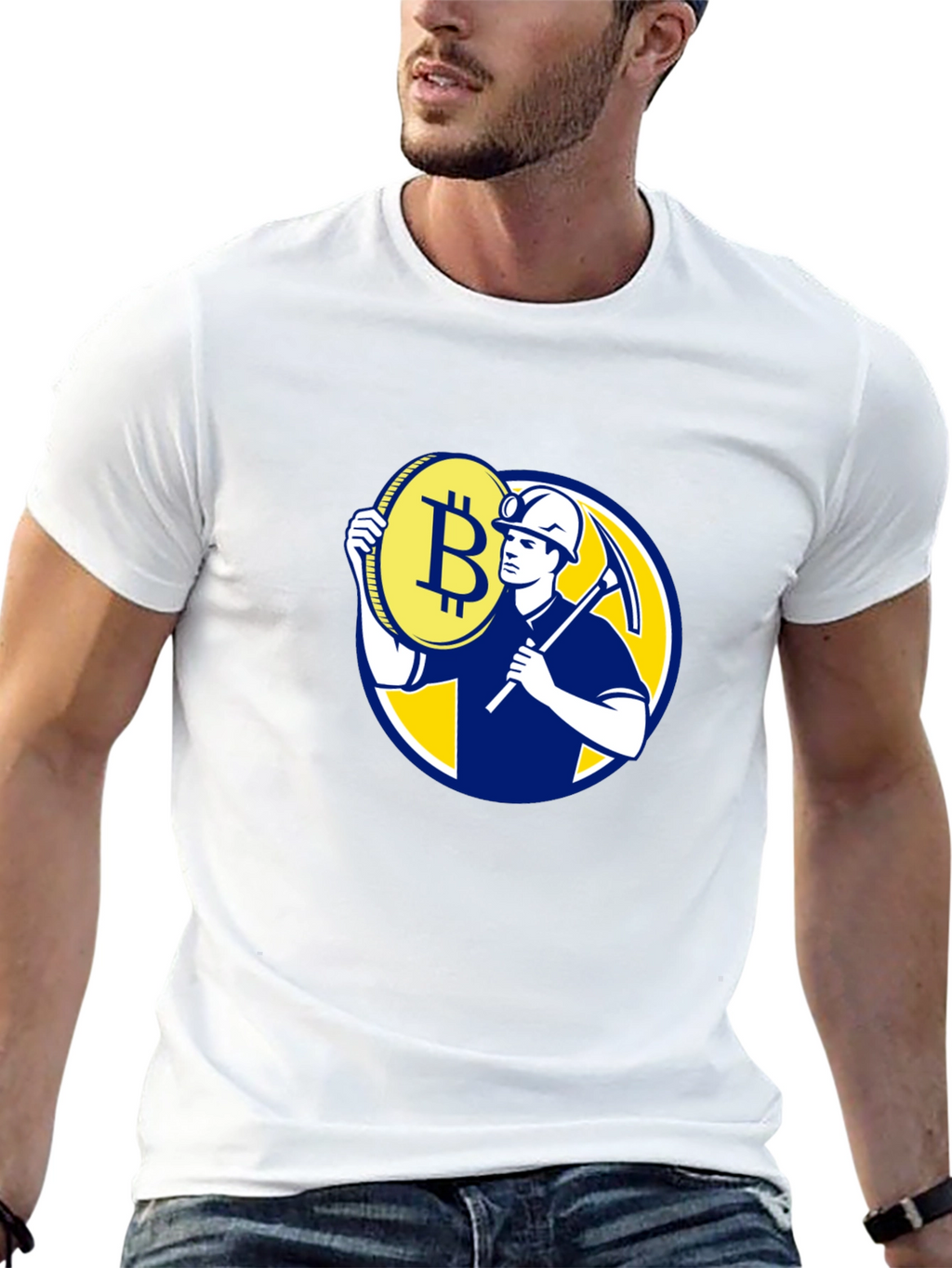 Bitcoin Miner Graphic T-Shirt - Crypto Currency Tee