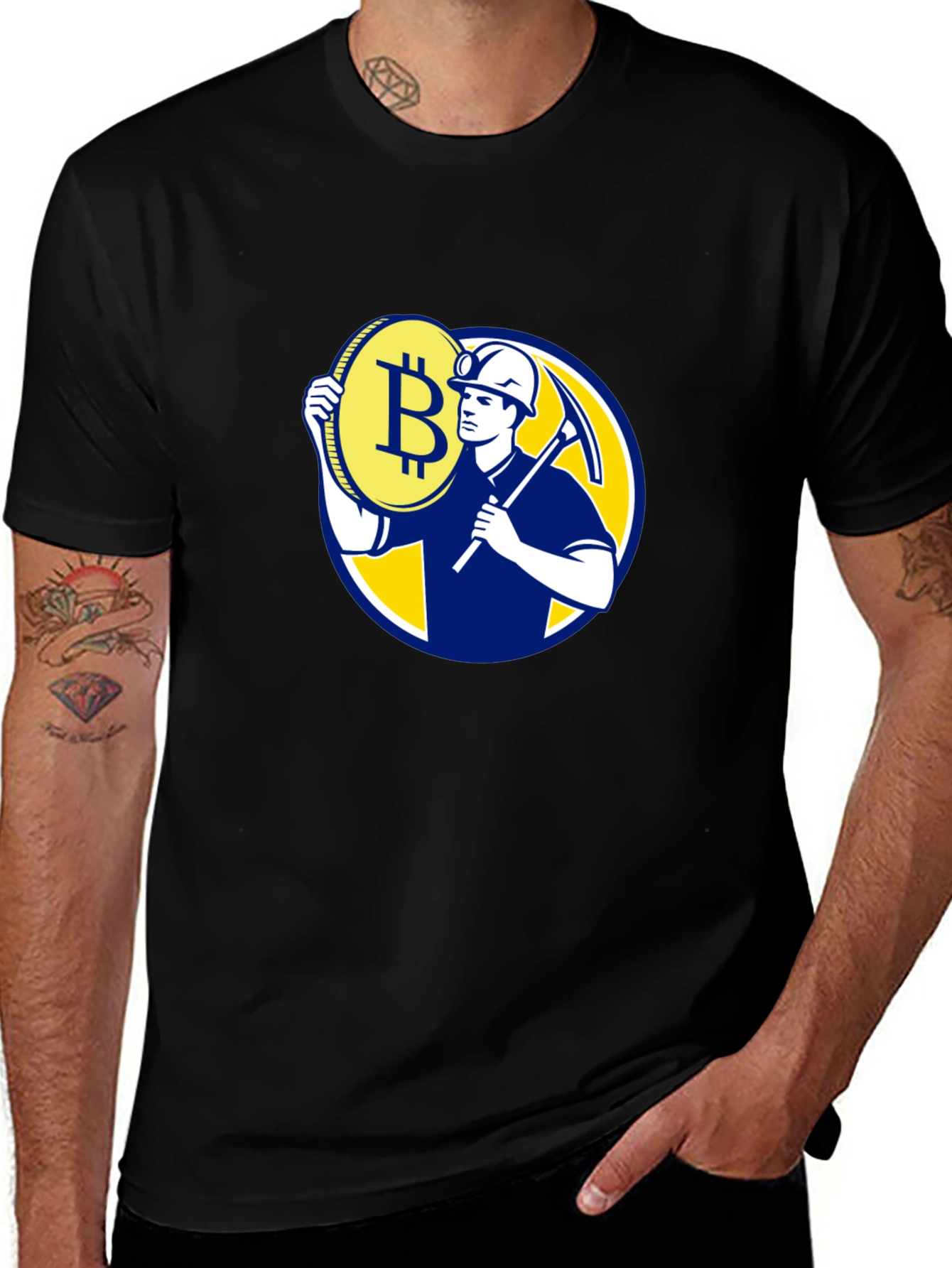Bitcoin Miner Graphic T-Shirt - Crypto Currency Tee