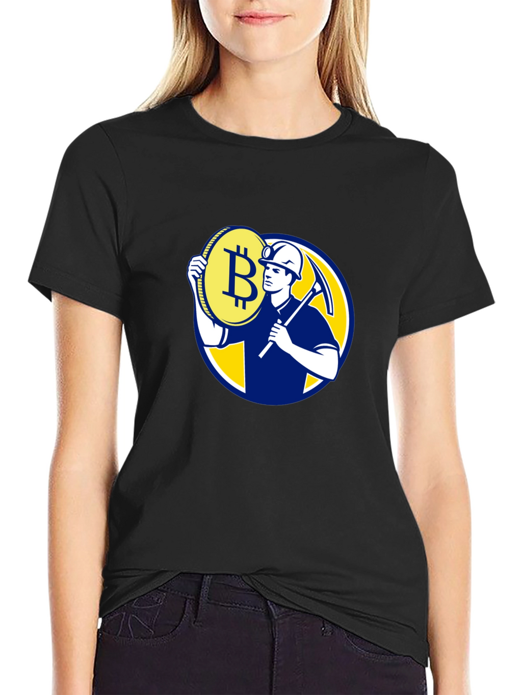 Bitcoin Miner Graphic T-Shirt - Crypto Currency Tee