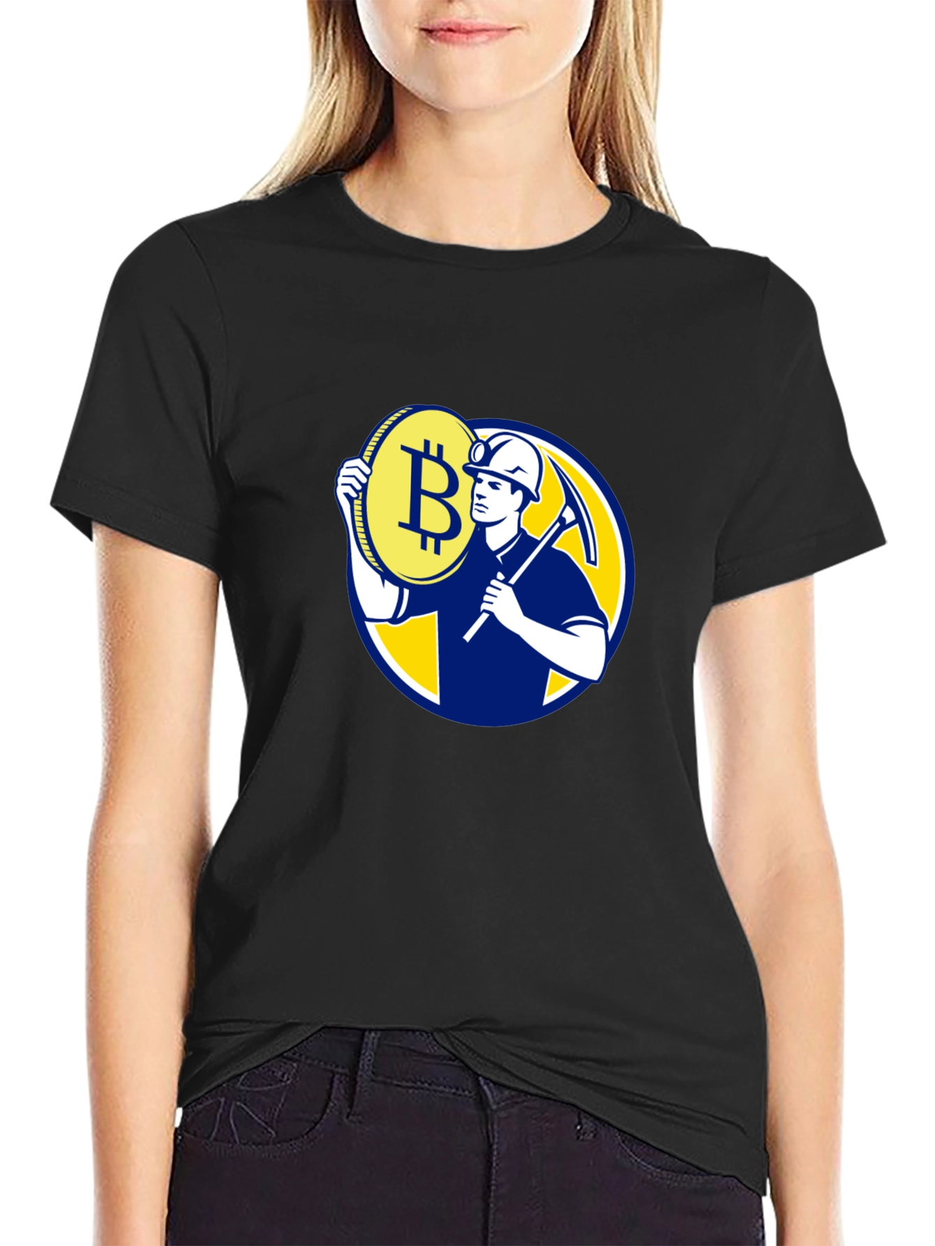 Bitcoin Miner Graphic T-Shirt - Crypto Currency Tee