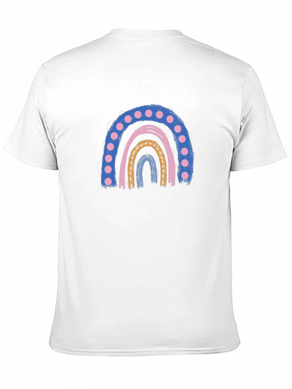 Retro Rainbow Graphic Tee - Comfort and Style