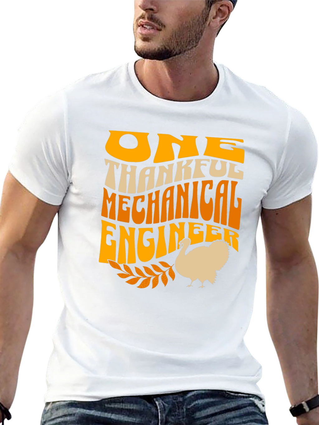 Thankful Mechanical Engineer Thanksgiving T-Shirt