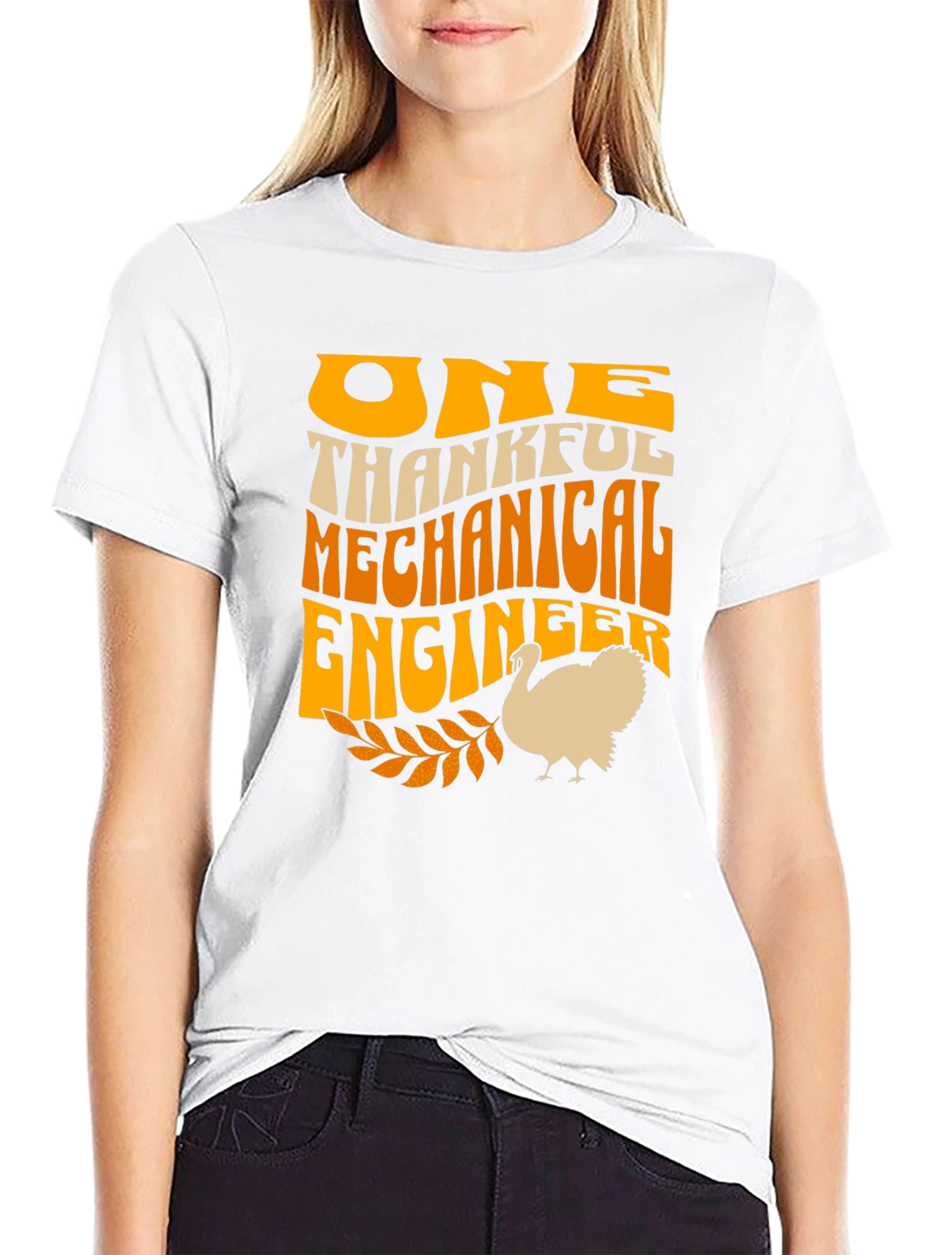 Thankful Mechanical Engineer Thanksgiving T-Shirt