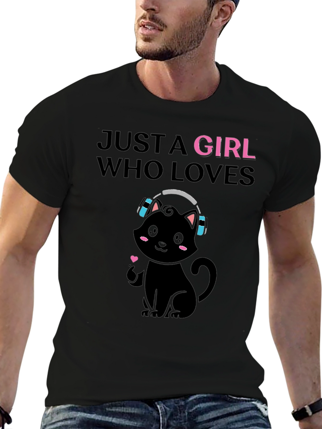 Just A Girl Who Loves Cats T-Shirt