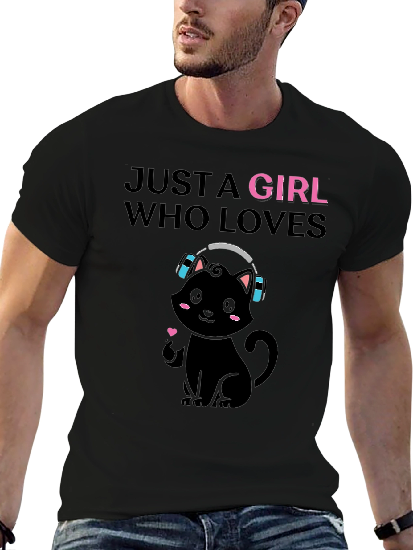 Just A Girl Who Loves Cats T-Shirt