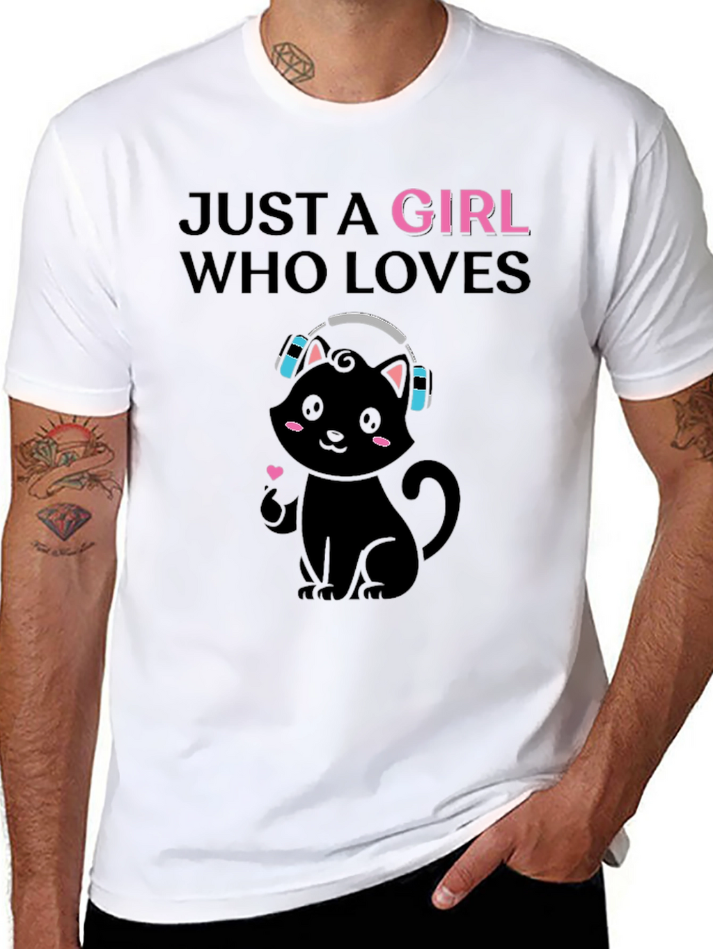 Just A Girl Who Loves Cats T-Shirt