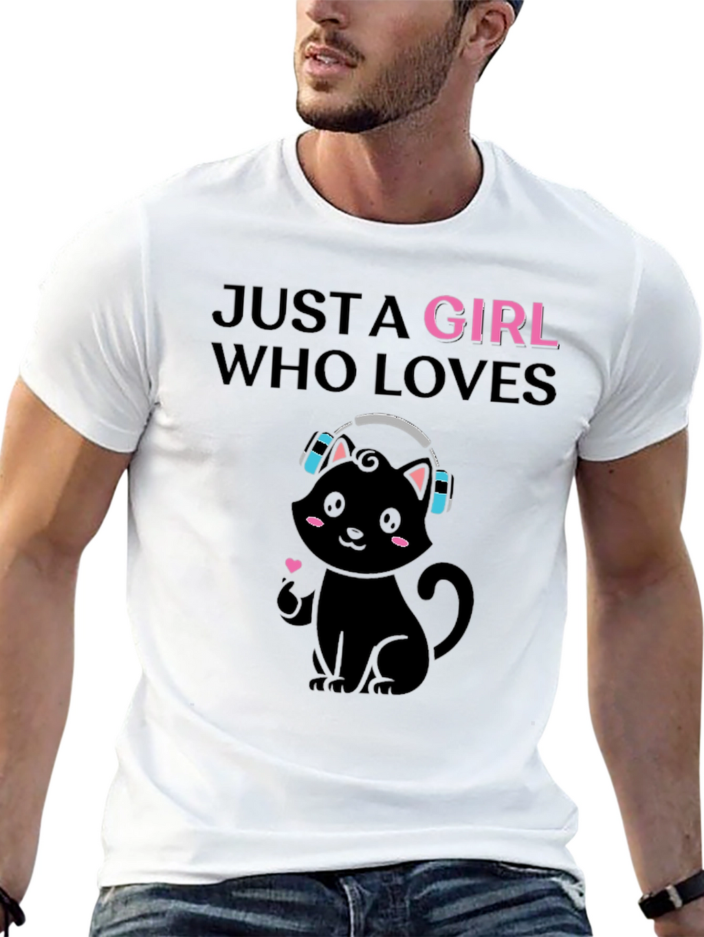 Just A Girl Who Loves Cats T-Shirt