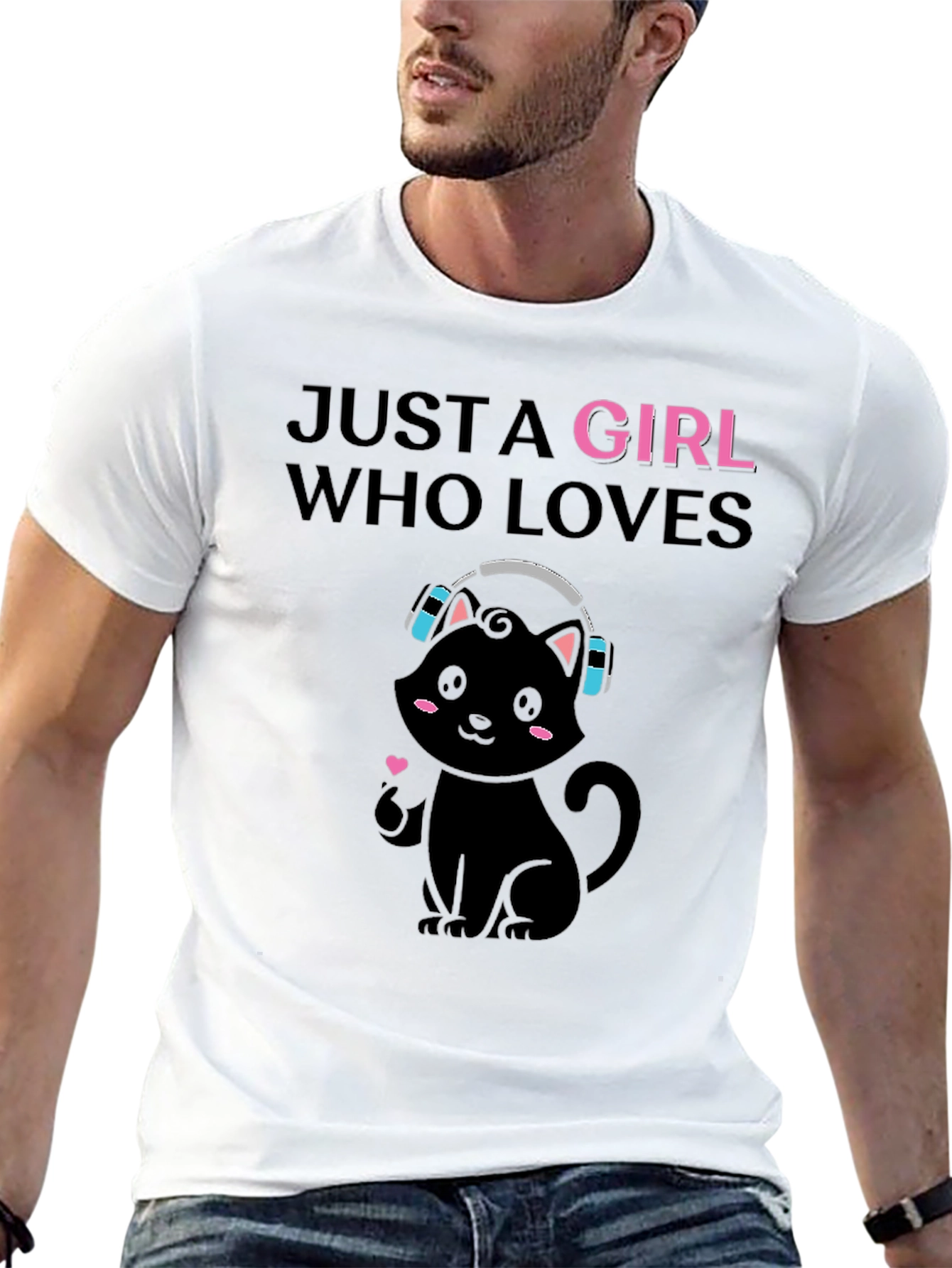 Just A Girl Who Loves Cats T-Shirt