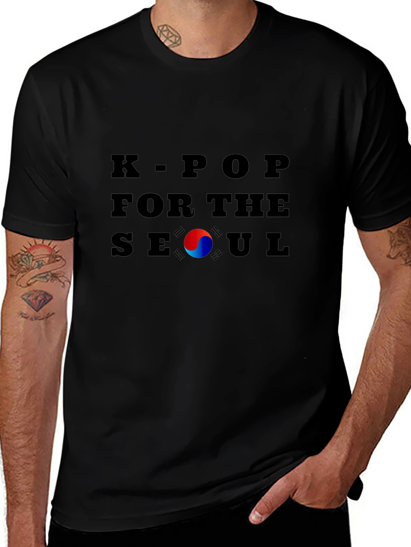 K-Pop For The Seoul Black T-Shirt