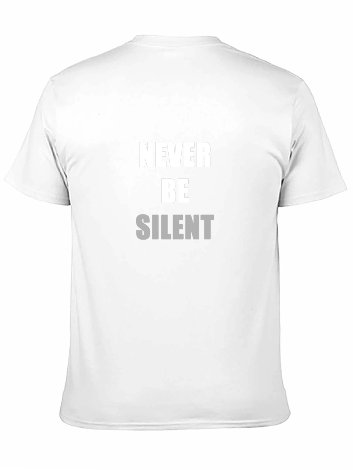 Never Be Silent Black T-Shirt