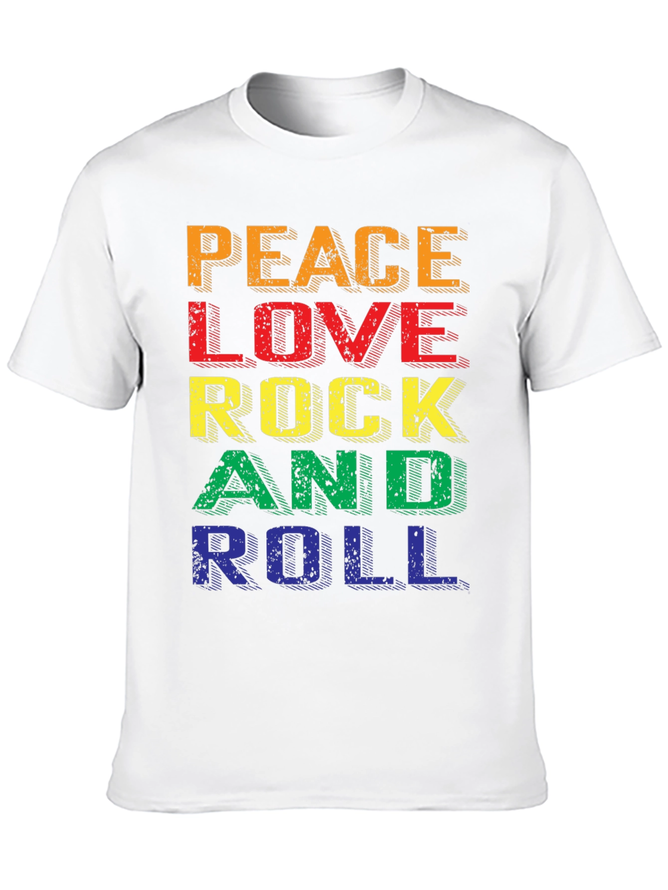Peace Love Rock & Roll Graphic Tee