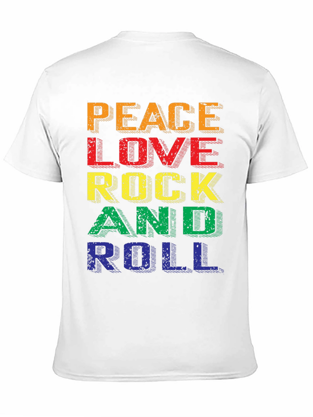 Peace Love Rock & Roll Graphic Tee