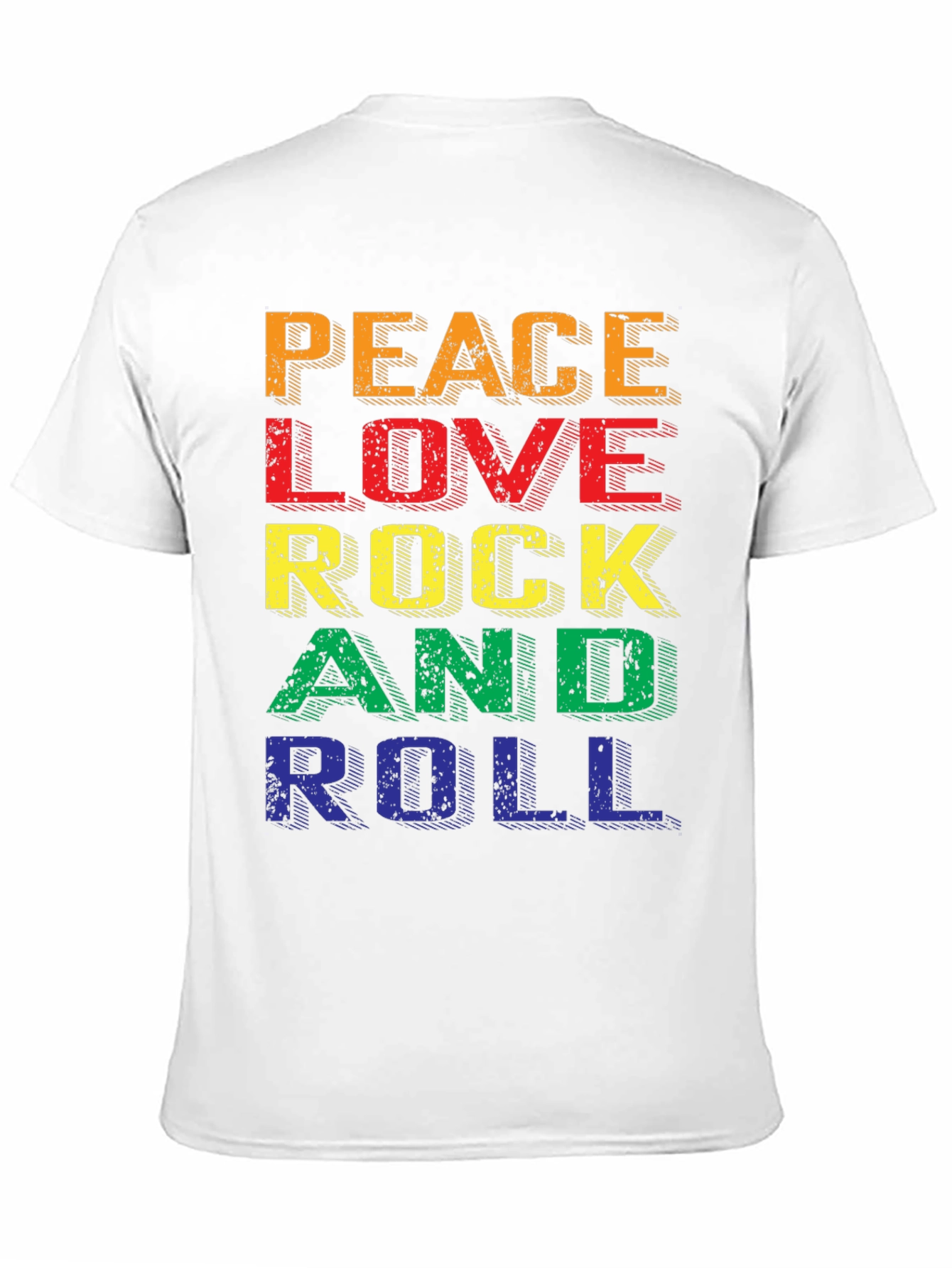 Peace Love Rock & Roll Graphic Tee