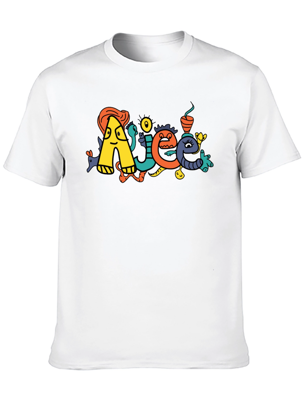 Doodle Art Black T-Shirt