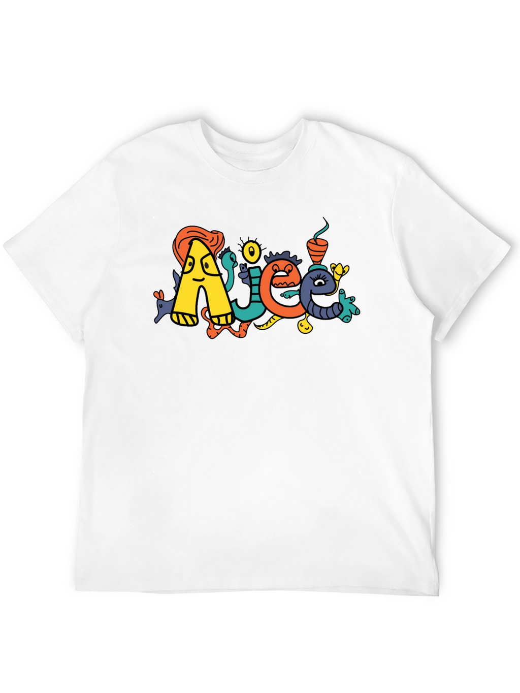 Doodle Art Black T-Shirt