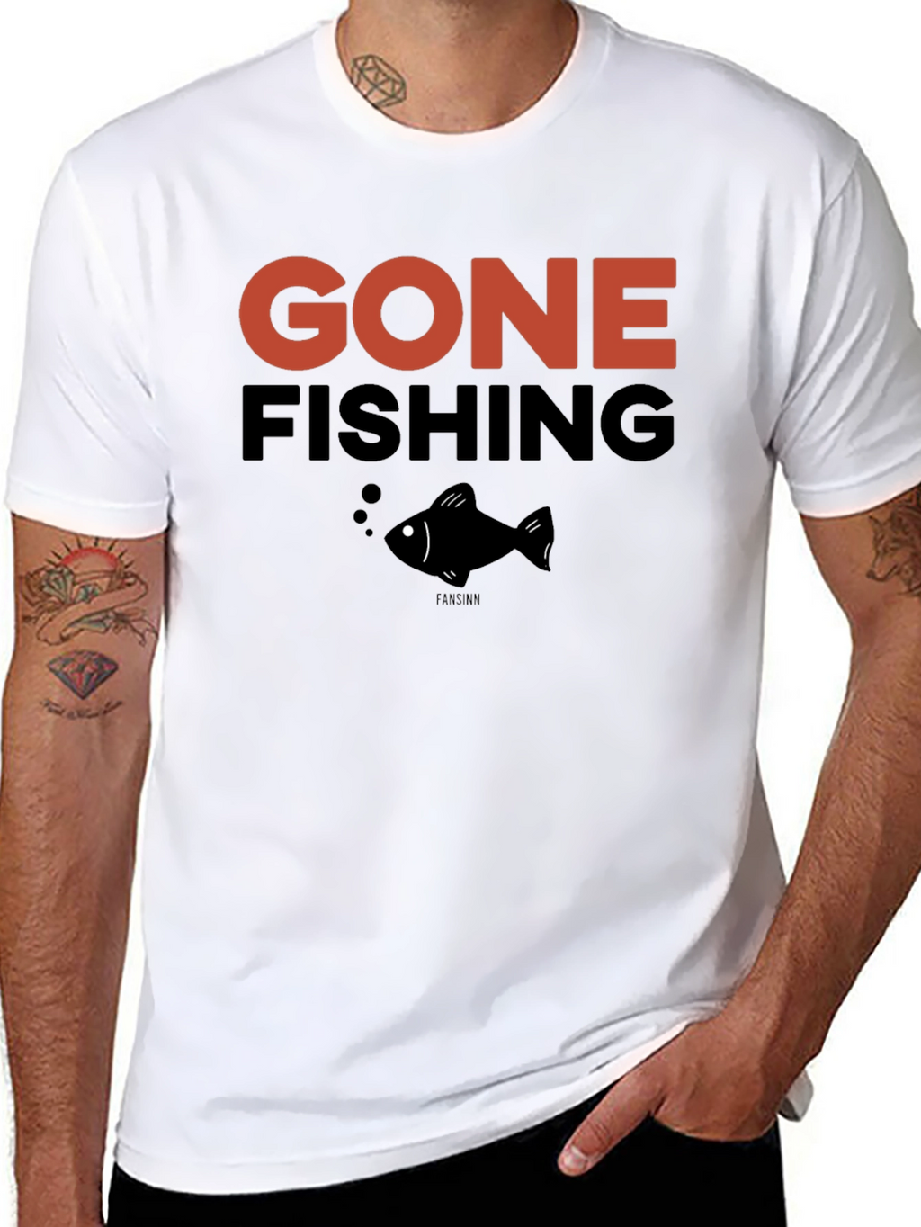 Gone Fishing T-Shirt | Anglers Humor Tee