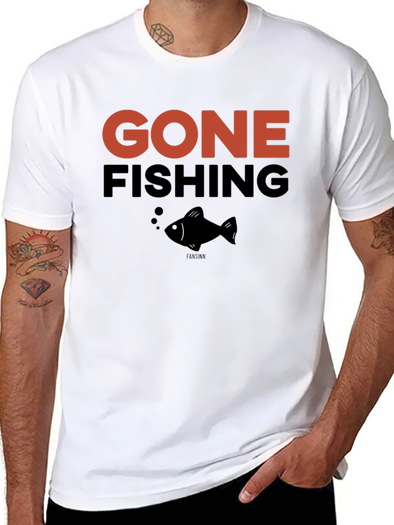 Gone Fishing T-Shirt | Anglers Humor Tee