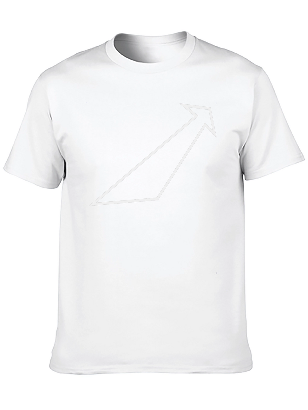 Modern Arrow Graphic Tee - Black