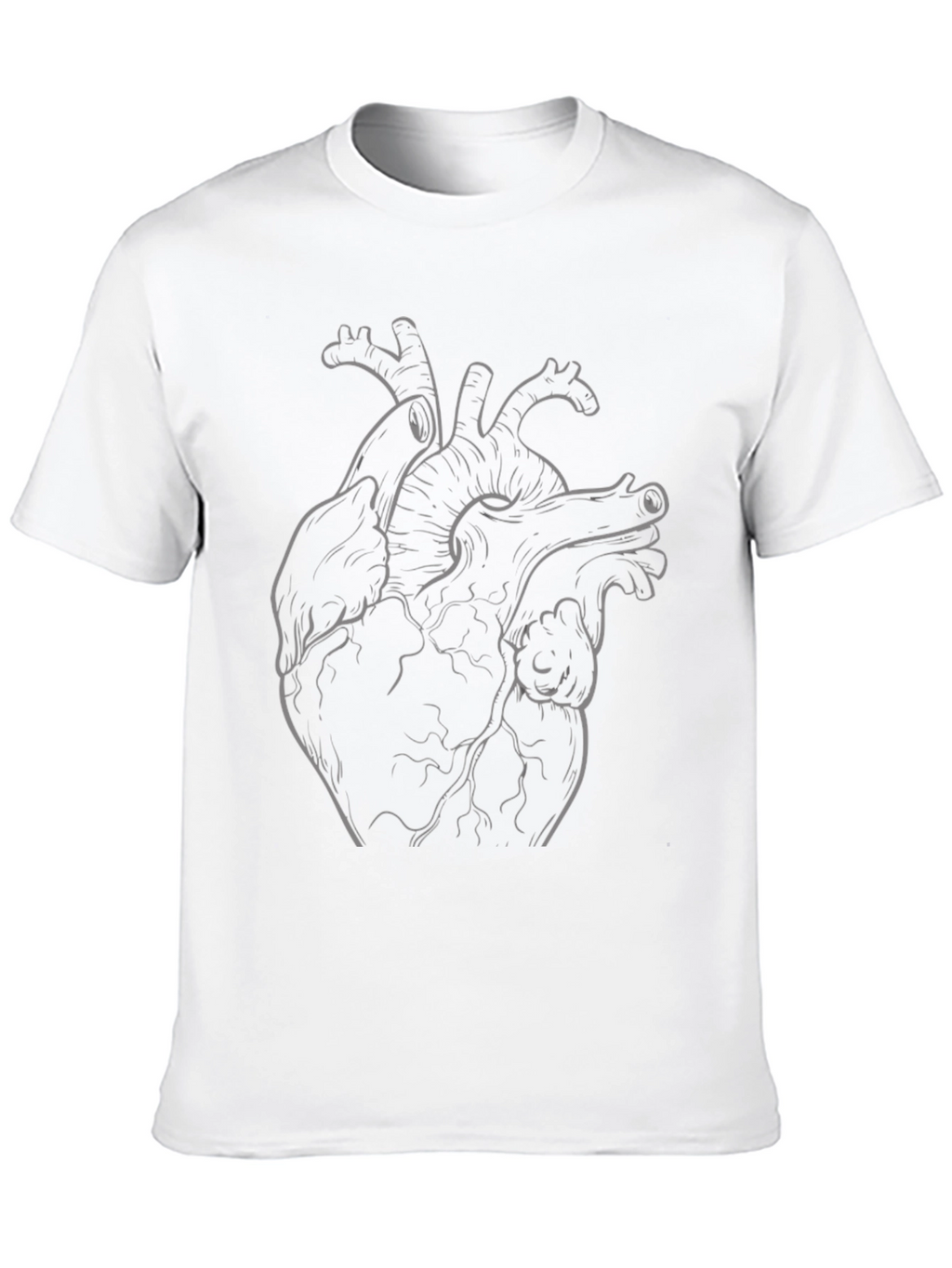 Anatomical Heart Graphic Black T-Shirt