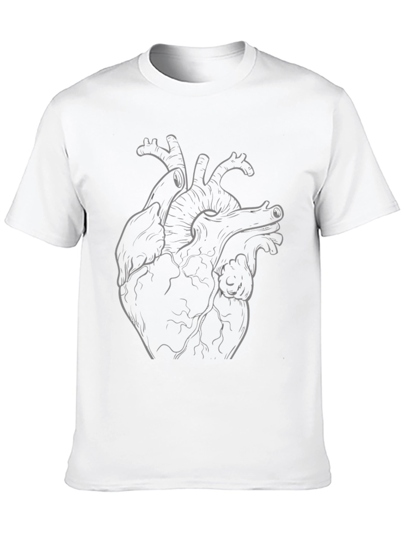 Anatomical Heart Graphic Black T-Shirt